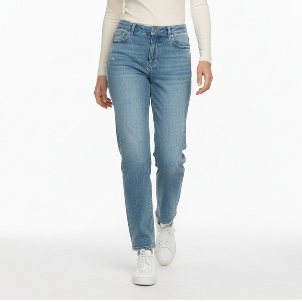 Pistola Nico High Rise Mom Ankle Straight Jean Sz 27 Box27